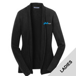LSW289 - P274E006 - EMB - Ladies Open Front Cardigan